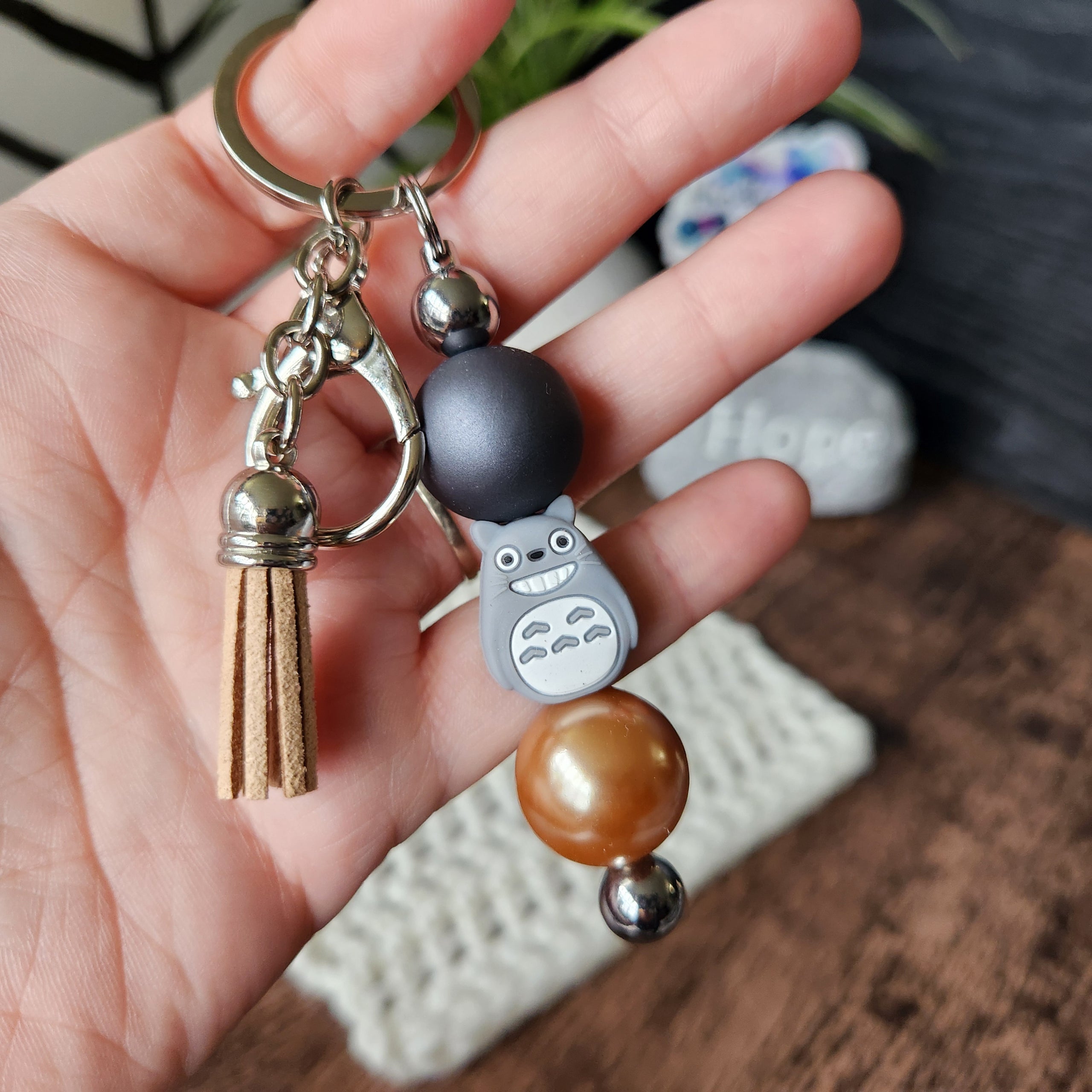 Bubblegum outlet bead keychain